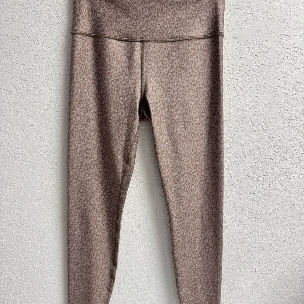 Athleta Micro Zebra Brown High-Waisted Elation Stretchy Tight Leggings SM - Picture 8 of 8
